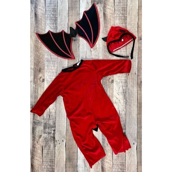 New Amscan Cute‎ As A Devil Infant Halloween Costume sz 12-24 months - Picture 5 of 11